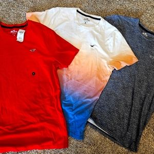 HOLLISTER MENS LARGE SHIRTS